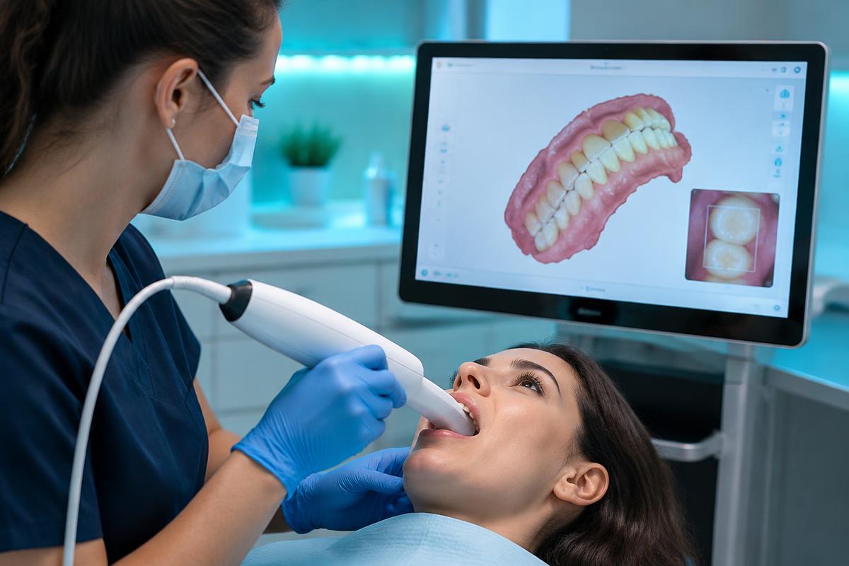 Intraoral scan for implant planning